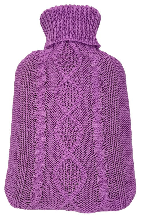 3P Hot Water Bottle Cover Knit Fuschia – For 2l Bottle.