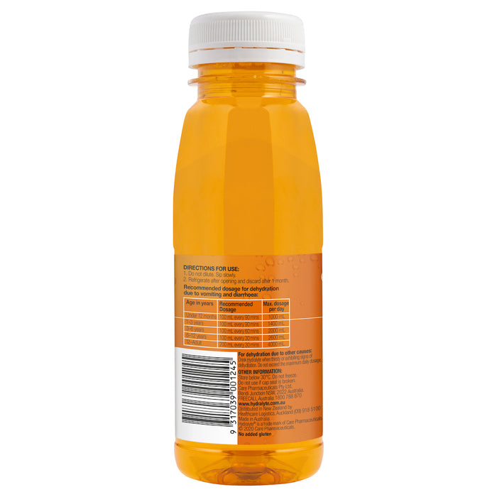 Hydralyte Liquid Orange 250ml Single