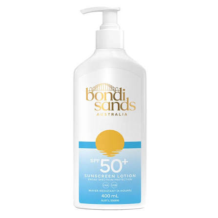 Bondi Sands SPF50+ Sunscreen Lotion Fragrance Free 400ml.