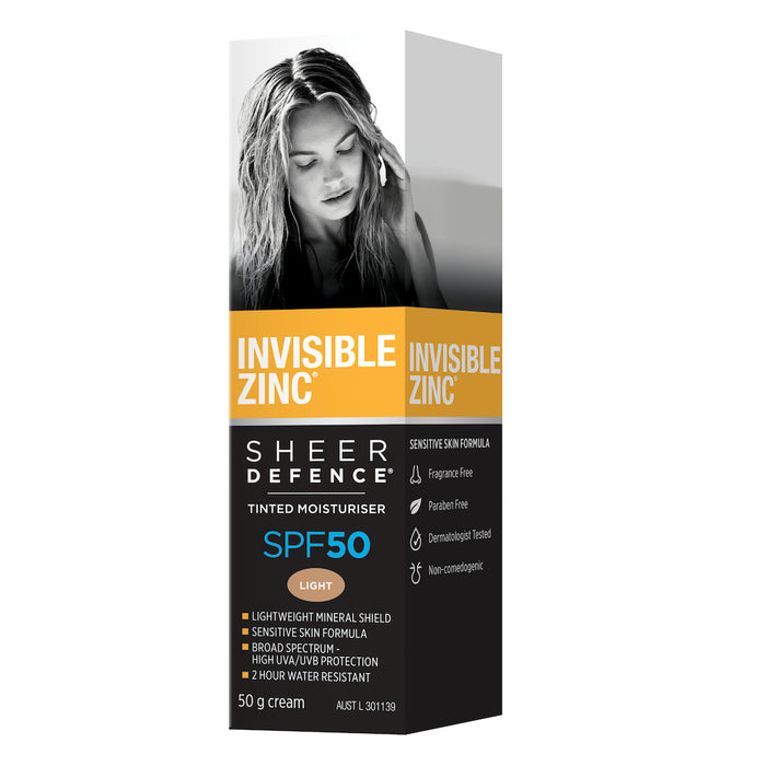 Invisible Zinc Sheer Defence Tinted Moisturiser Light