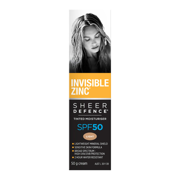 Invisible Zinc Sheer Defence Tinted Moisturiser Light