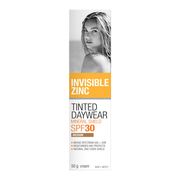 Invisible Zinc Tinted Daywear Medium SPF 30+ 50g