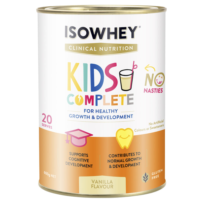 Isowhey Clinical Nutrition Kids Complete - Vanilla 600g