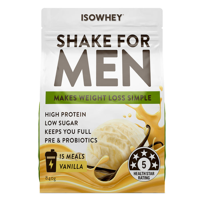 Isowhey Men's Shake Vanilla 840g