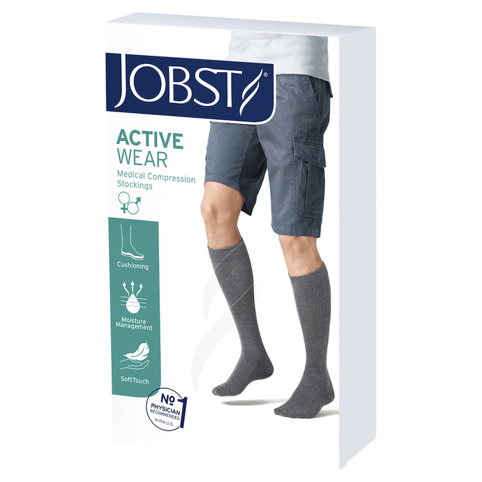 Jobst Active Knee 中号 黑色 15-20 mmHg