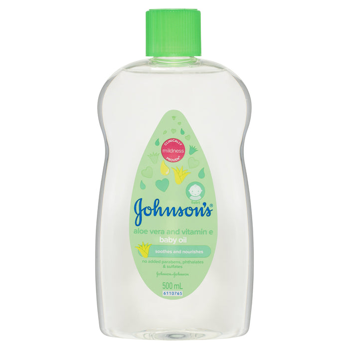 Johnson's Baby Oil  Aloe Vera and Vitamin E 500ml