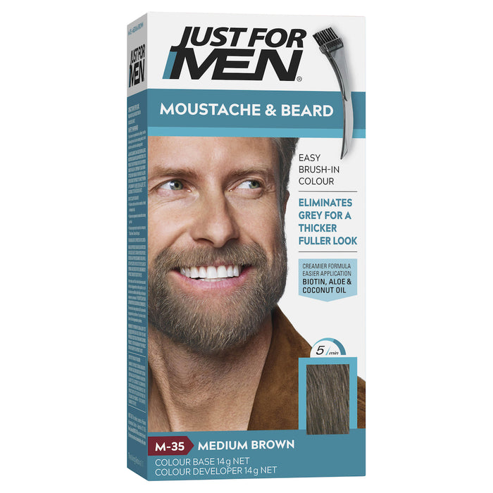 Just For Men Beard Colour M-35 Med Brown