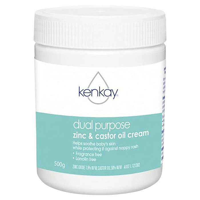 Kenkay Dual Purpose Zinc & Castor Oil Cream Jar 500g