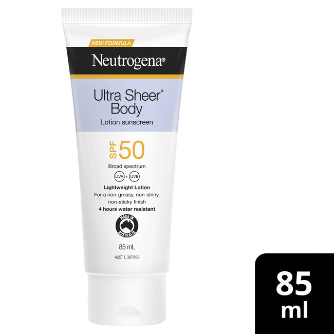 Neutrogena Ultra Sheer Body Lotion SPF50+ 85ml