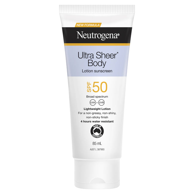 Neutrogena Ultra Sheer Body Lotion SPF50+ 85ml