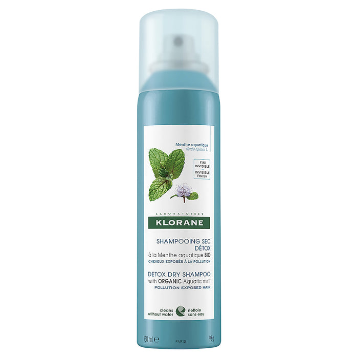 Klorane Aquatic Mint Detox Dry Shampoo 150ml