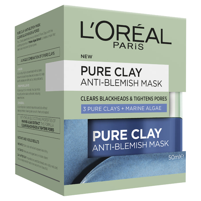 L'Oreal Clay Blue Mask Anti Blemish