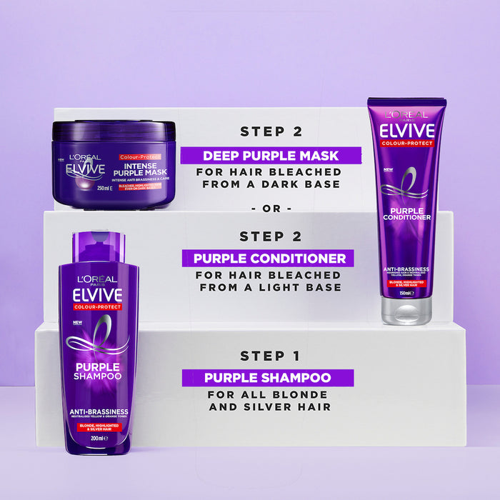 L'Oreal Elvive Colour Protect Purple Mask 250ml