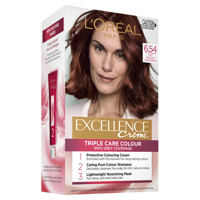 L'Oreal Excellence 6.54 Light Copper Mahogany Brown