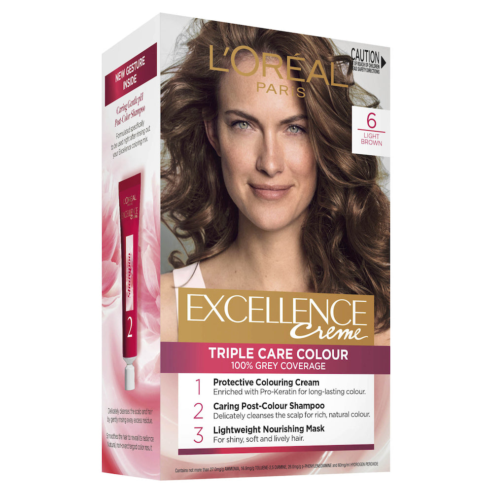 L'Oreal Excellence 6 Light Brown — Giant Chemist Harbour Town