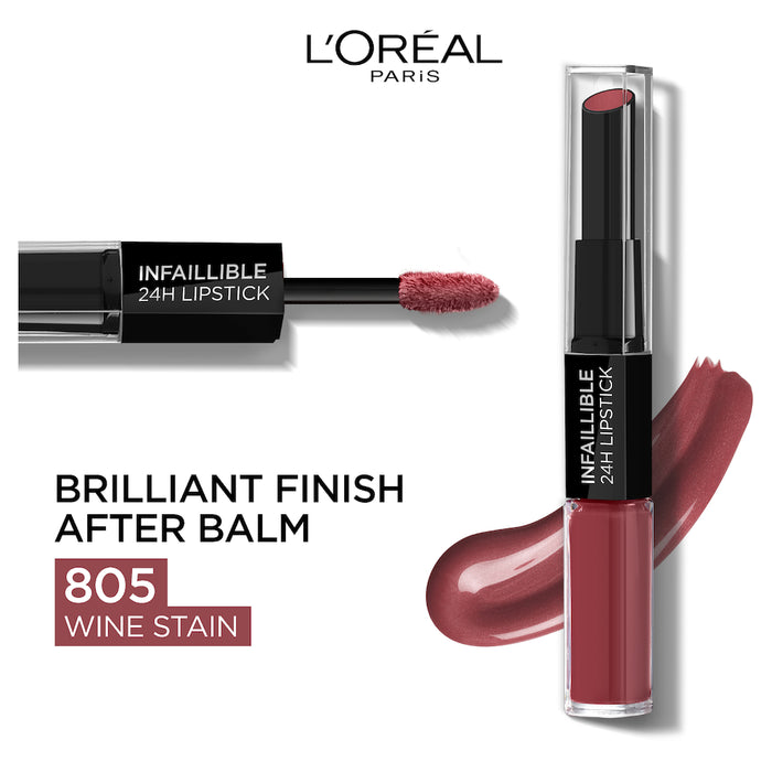 L'Oreal Infallible 2 Step Lip 805 Wine Stain