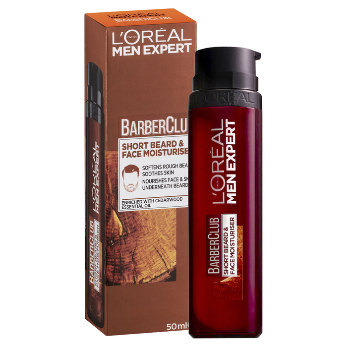 L'Oreal Men Expert BarberClub Short Beard and Face Moisturiser 50ml