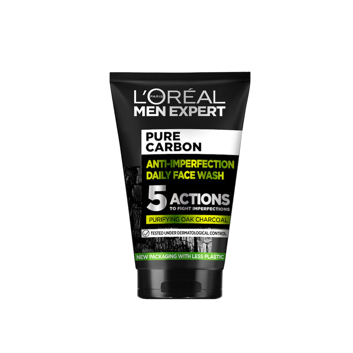 L'Oreal Men Pure Charcoal Purifying Daily Face Wash 100ml