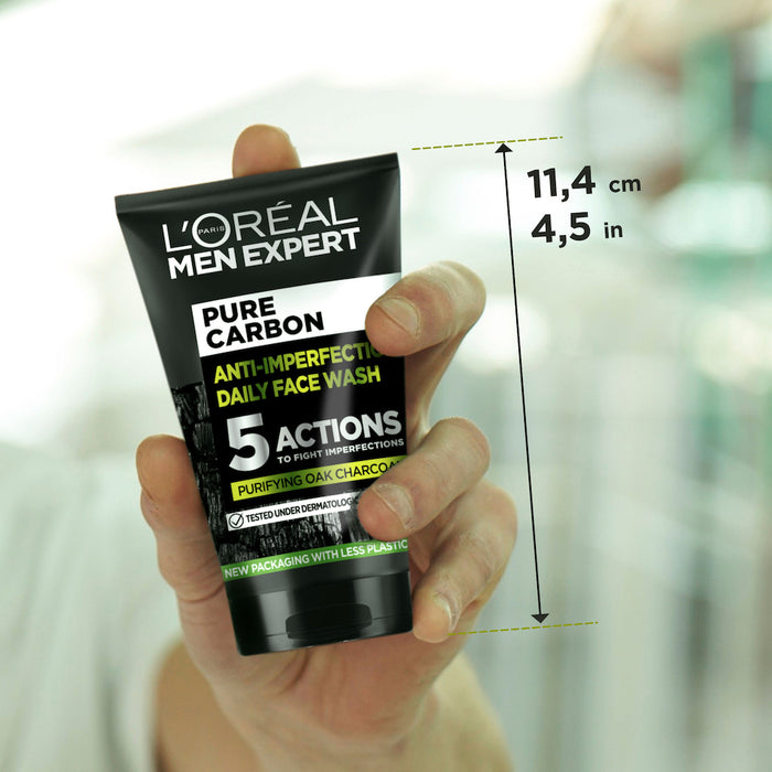 L'Oreal Men Pure Charcoal Purifying Daily Face Wash 100ml