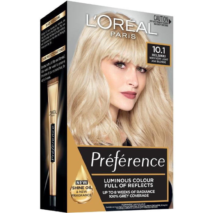 L'Oreal Preference 10.1 Very Very Light Ash Blonde