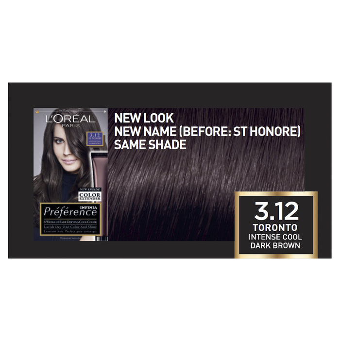 L'Oreal Preference 3.12 Cool Dark Brown