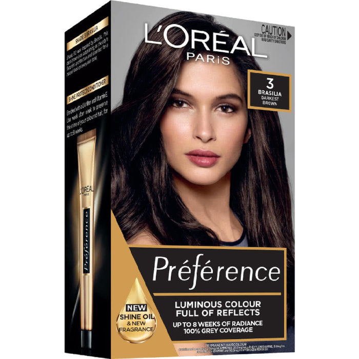 L'Oreal Preference 3 Darkest Brown