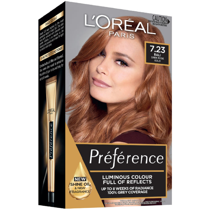 L'Oreal Preference 7.23 Dark Rose Gold