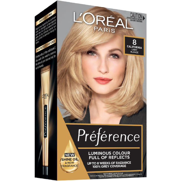 L'Oreal Preference 8 California Light Blonde