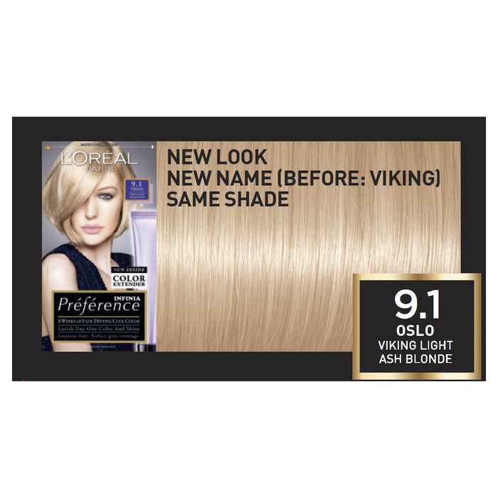 L'Oreal Preference 9.1 Light  Ash blonde