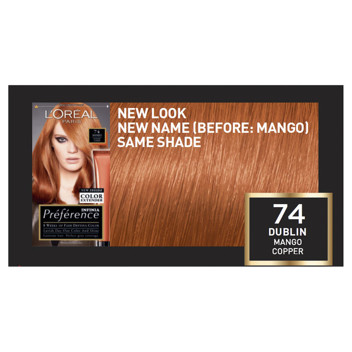 Loreal Preference P74 Dublin