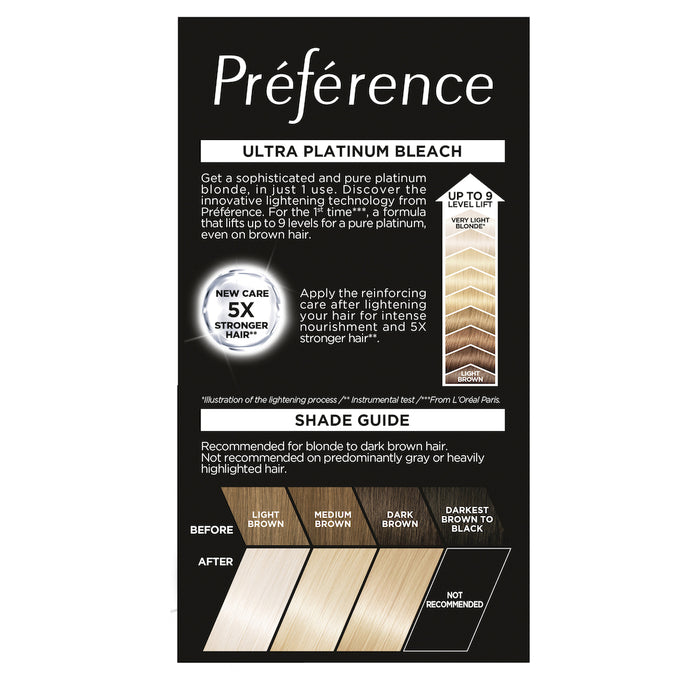 L'Oreal Preference Ultra Platinum L9 Hair Colour