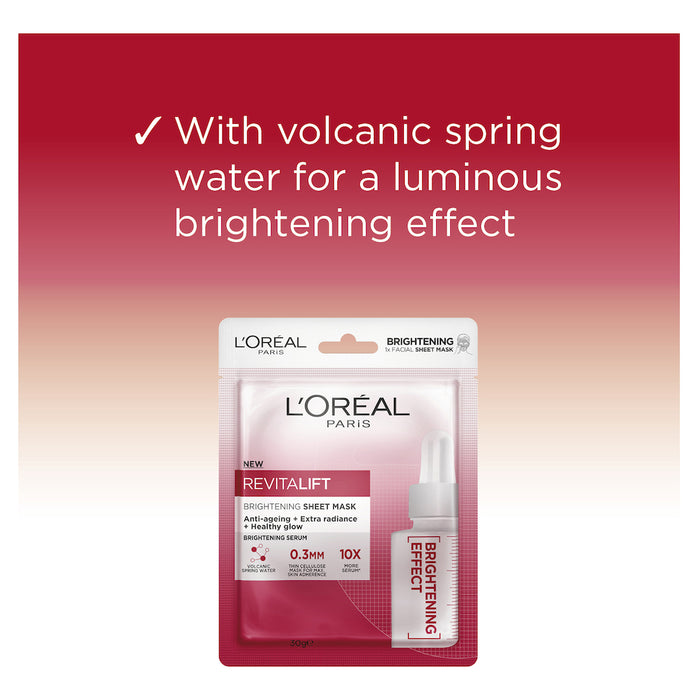 L'Oreal Revitalift Brightening Sheet Mask 30g