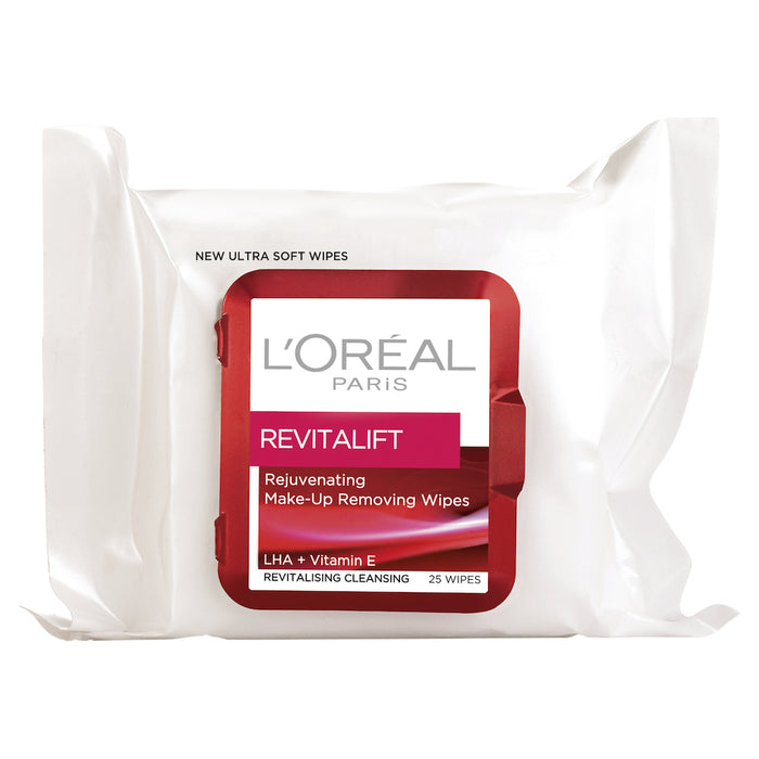 L'Oreal Revitalift Cleansing Wipes 25Pk