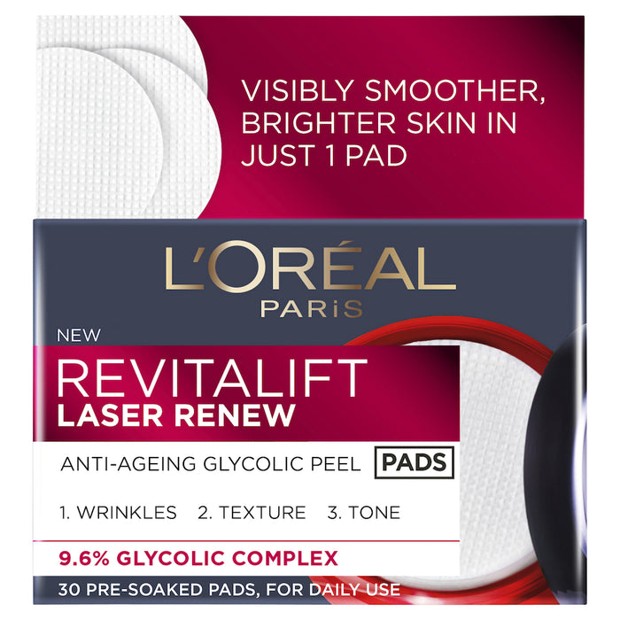 L'Oreal Revitalift Laser Renew Pads x30