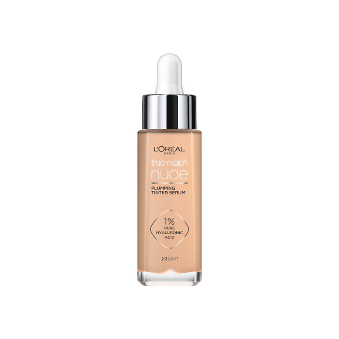 L'Oreal True Match Nude Plumping Tinted Serum 2-3 Light