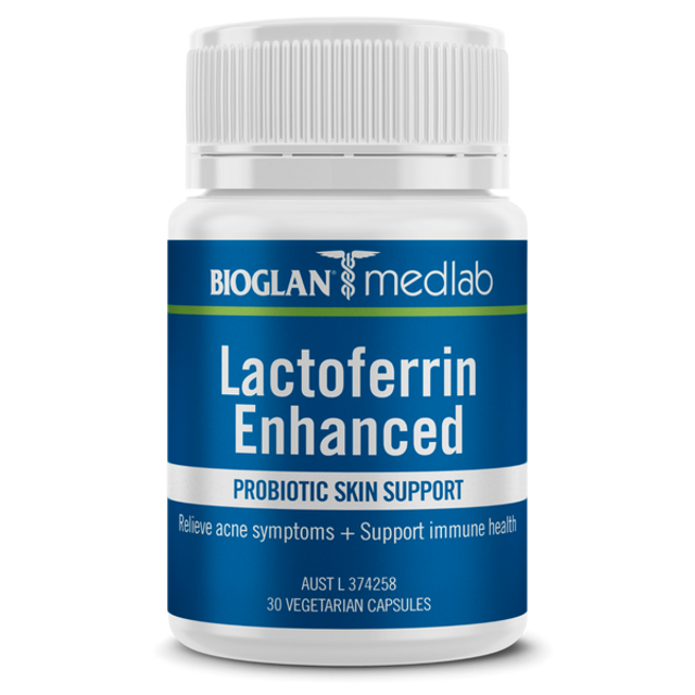 Medlab Lactoferrin Enhanced Vege Capsules 30.