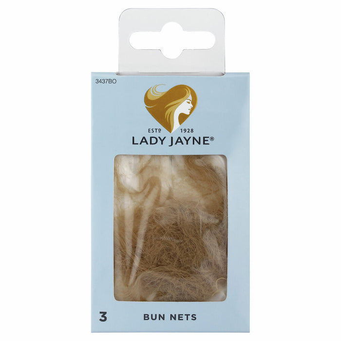 Lady Jayne Bun Nets Blonde Pk3