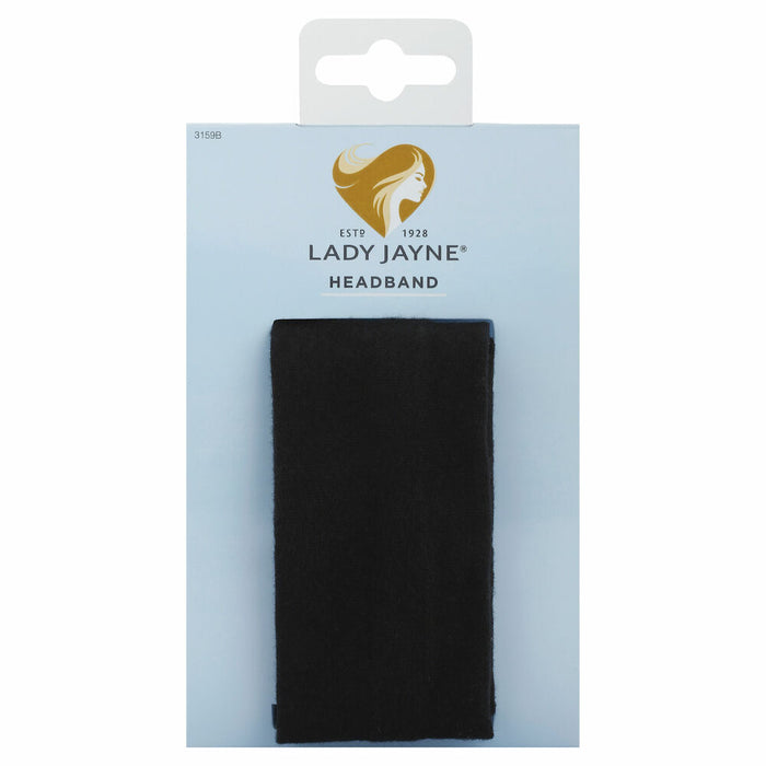 Lady Jayne Headband 5cm Wide Black