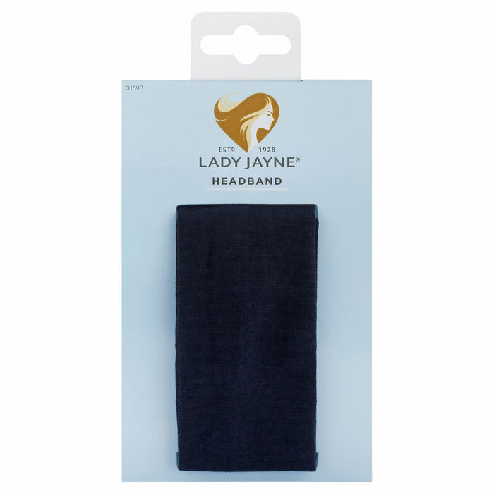 Lady Jayne Headband 5cm Wide Black