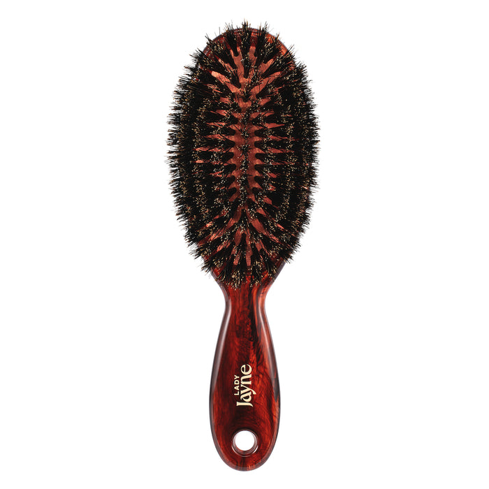 Lady Jayne Pad Brush 100% Boar Bristle Purse