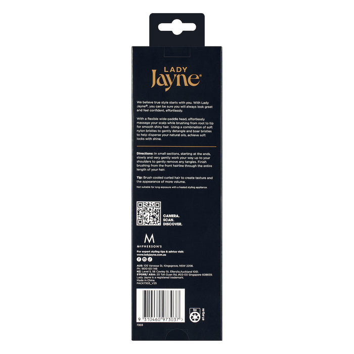 Lady Jayne PRO Detangling Paddle Brush