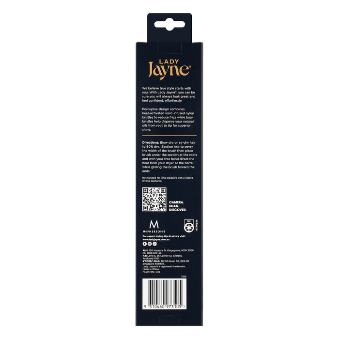 Lady Jayne PRO Porcupine Radial Brush Small