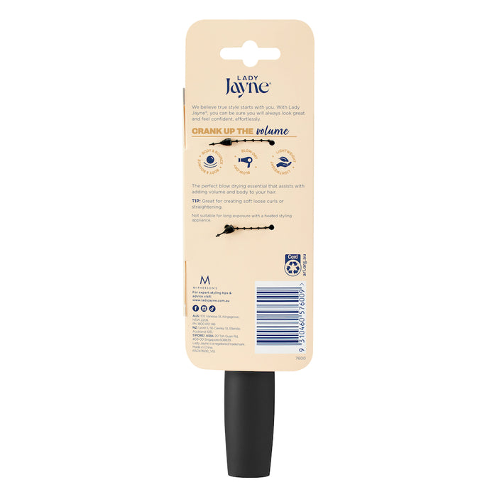 Lady Jayne Radial Brush Plastic B-T Bristles Medium