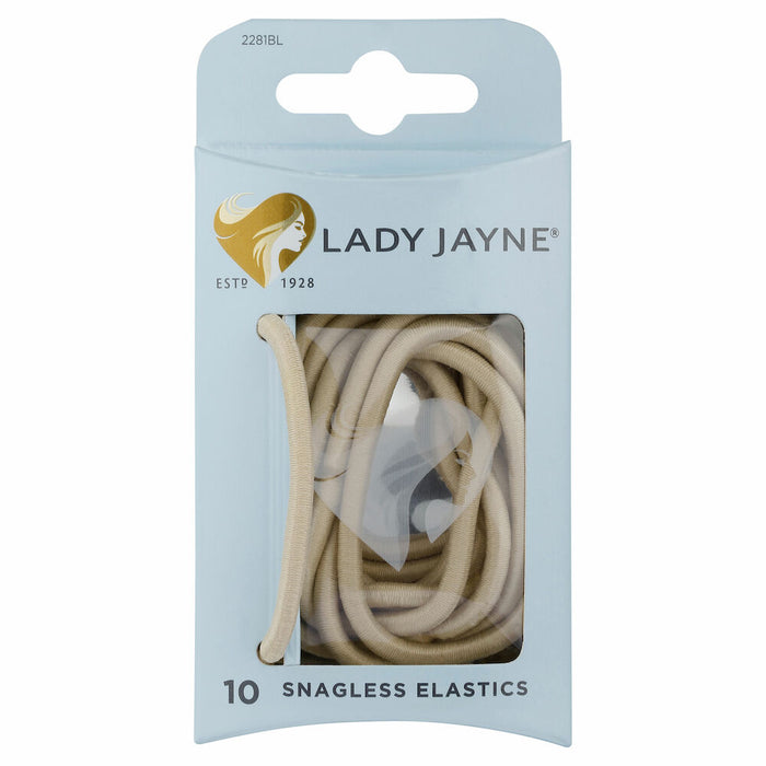 Lady Jayne Snagless Elastics Blonde Pk10