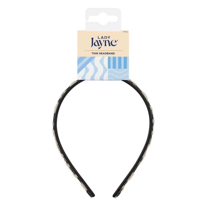 Lady Jayne Thin Velvet Headband Blue