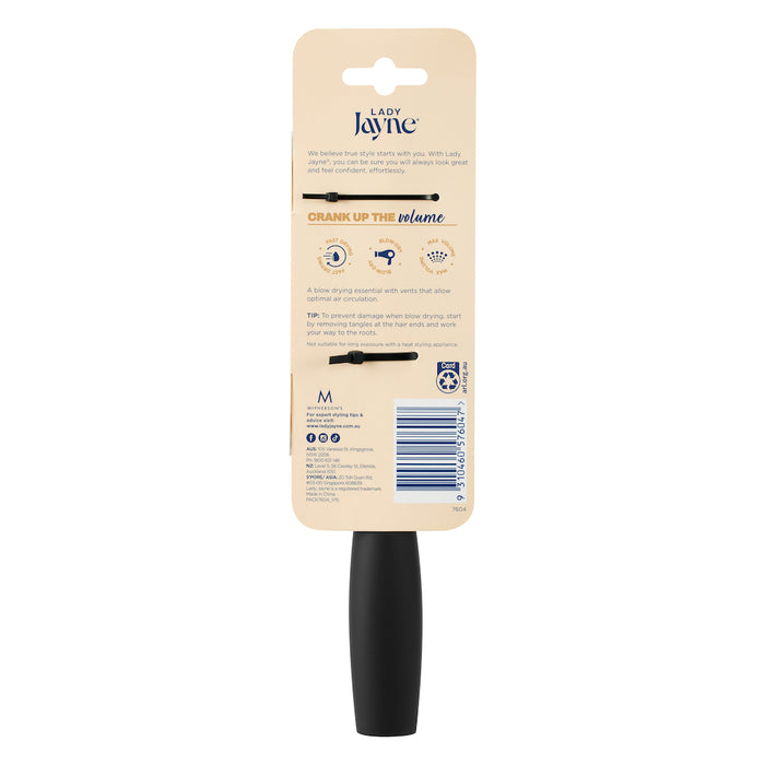 Lady Jayne Vent Brush Plastic B-T Bristles Large