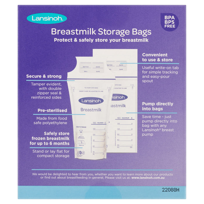 Lansinoh Breast Milk Storage Bags 25