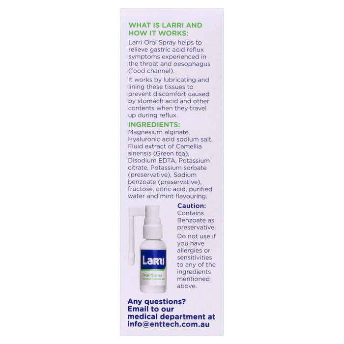 Larri Oral Reflux Spray 30ml