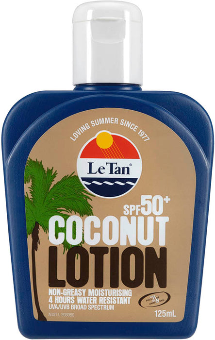 Le Tan Coconut Lotion SPF50+ 125ml