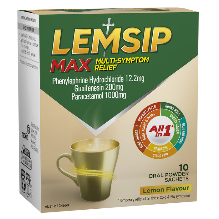 Lemsip All In One Multi Symptom Relief Hot Drink 10 Sachets